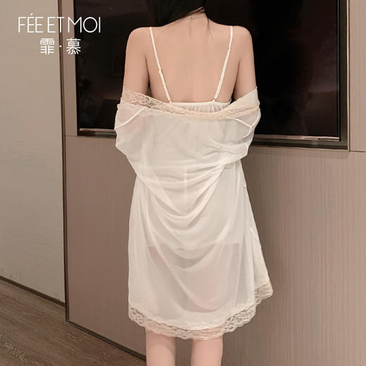 【情趣内衣】霏慕 晚安日记微醺感透视套装6188 商品图9