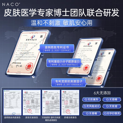 【319任选4️⃣件 】NACO蓝铜胜肽淡纹抗皱次抛精华液1.2ml*30支(升级款） 商品图8