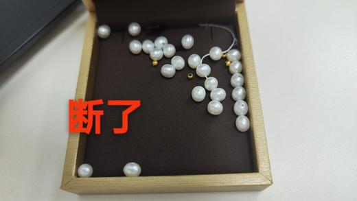 1806103004 周六福 18K黄金手链淡水珍珠手串突显时尚感手链女 商品图0