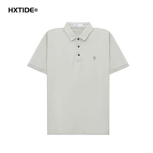【新品上新】HX 夏季翻领短袖T恤合体S102522755101/02 商品图2