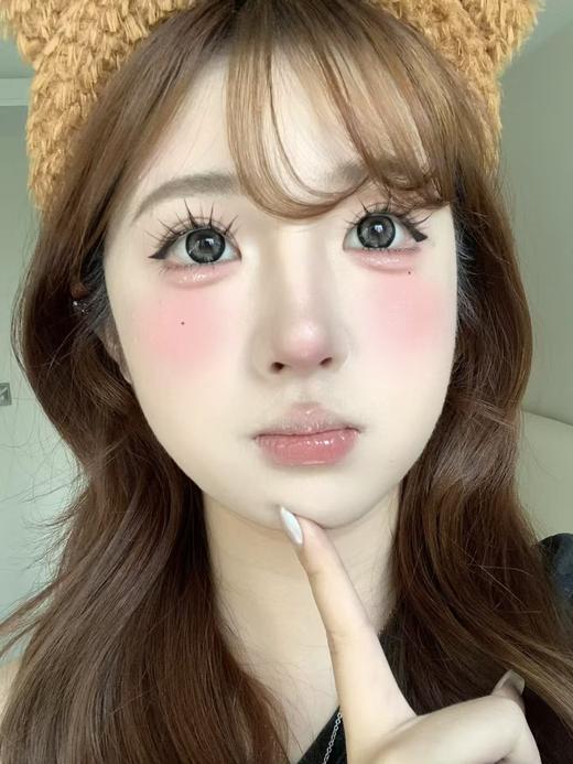 【日抛中直径】PUFF GIRL-胡椒怪豆 灰-14.2mm【日抛0-800度 不含525/575】 商品图3