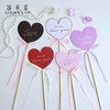 2025七夕新款爱心插卡（10个/包） 商品缩略图0