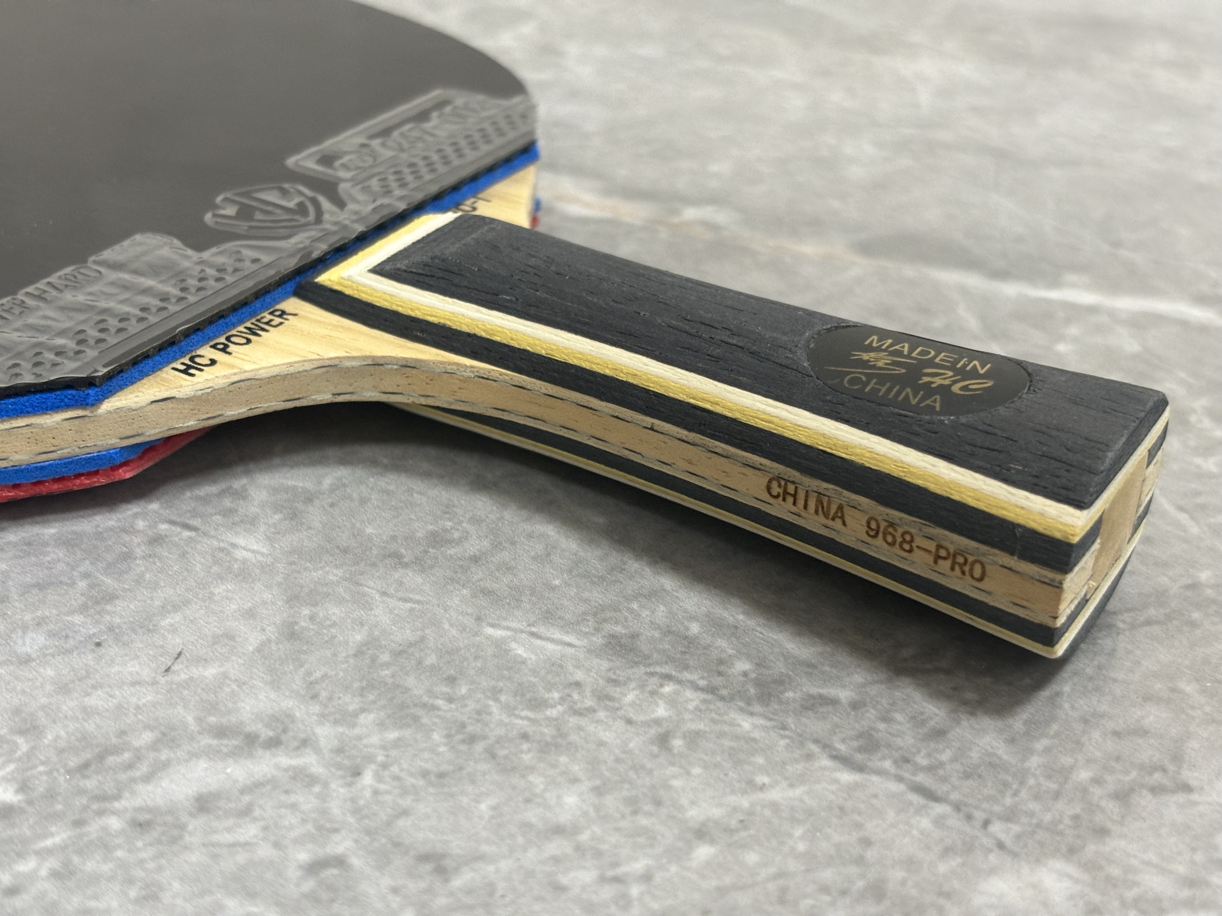 【双12特惠】金满贯968pro内置黄芳碳专业乒乓底板