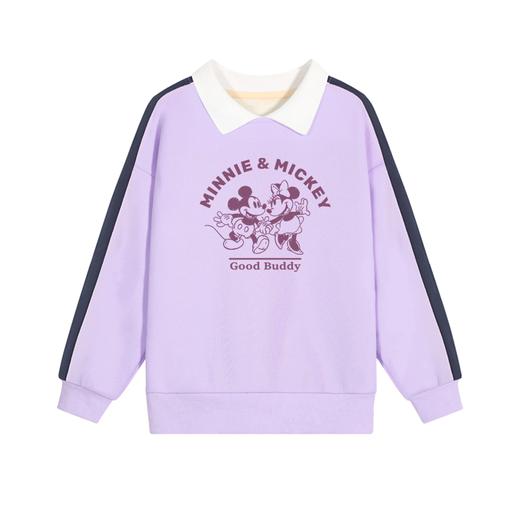 迪士尼女童加绒卫衣秋冬新款女大童上衣冬季加厚保暖衣打底衫洋气 商品图9