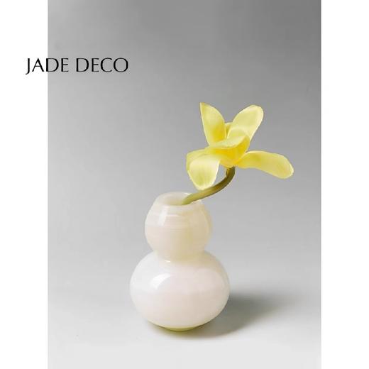 Jadeco/福禄圆葫芦花瓶 青白色 礼盒装 商品图0