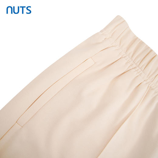 NUTS商场同款夏季高腰松紧腰直筒显瘦纯色长裤429072276 商品图3