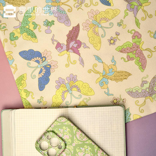 【宫里帆布袋】百福彩蝶帆布袋 商品图2