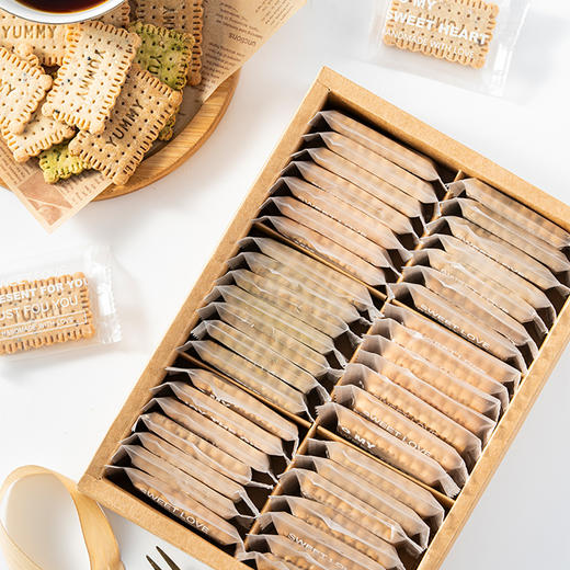 无麸质/无蛋奶/无糖/苏打饼干【奇亚籽、三色藜麦、葱香海盐、蒜香欧芹、荞麦原味、芝麻海苔】一盒180g 商品图2