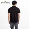 BRAUN BUFFEL/布兰施男士简约商务翻领短袖T恤男POLO衫休闲上衣 商品缩略图3