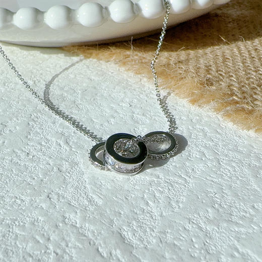 简约潮流三环项链纪念日百货门店同款162697040 商品图2