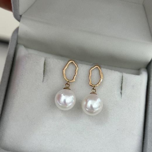 8.5mm-9mmakoya珍珠耳坠 商品图3