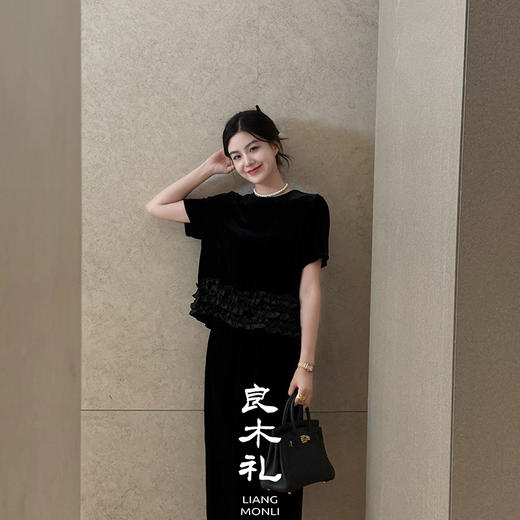 【预售7天】良木礼真丝丝绒套装（9991） 商品图4