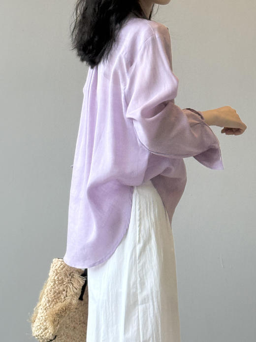 天丝苎麻翻领防晒衬衫 商品图5