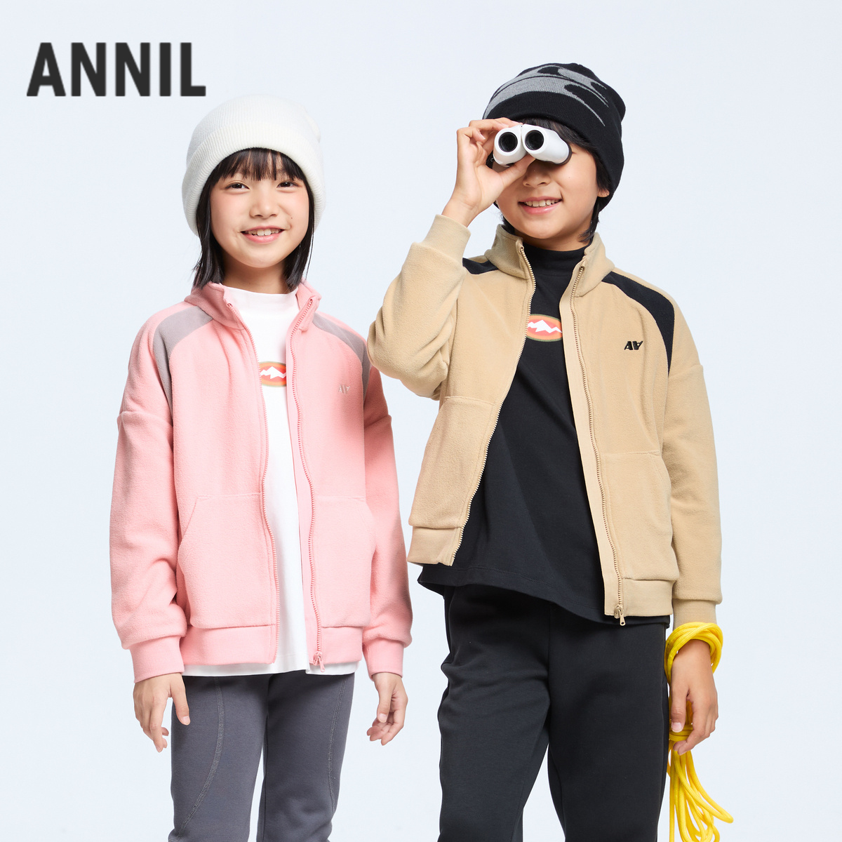 男女童针织外套秋季新款安奈儿童装EM535580