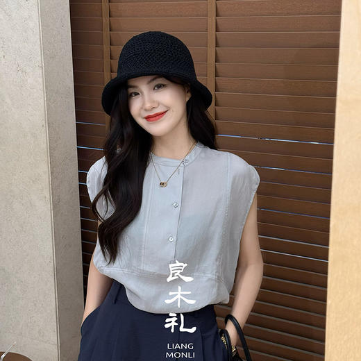 【预售7天】良木礼莱赛尔无袖衫（9397） 商品图1