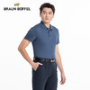 BRAUN BUFFEL/布兰施男士商务休闲短袖POLO衫舒适百搭翻领上衣T恤 商品缩略图2