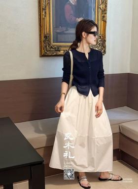 良木礼——收腰花苞裙