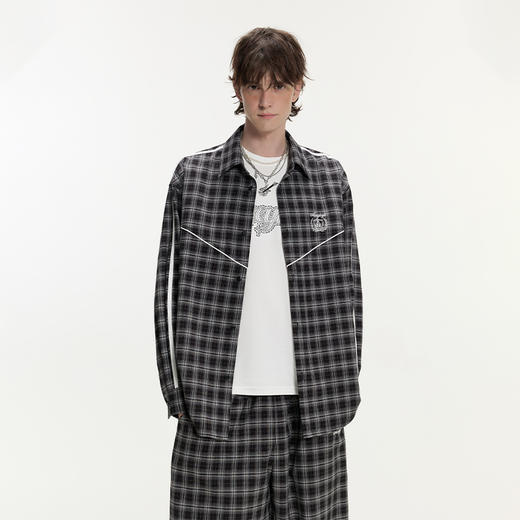 YKYB黄子韬套装学院风MIU系情侣青春运动时尚运动休闲出街上衣裤子Y53NCS066 商品图1