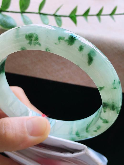 62-63圈口正圈翡翠手镯 商品图4