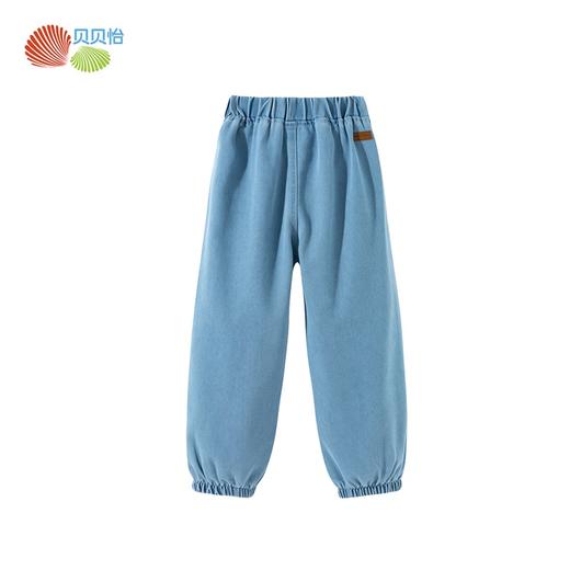 贝贝怡2025春秋新款柔软牛仔裤中大童百搭休闲裤刺绣萌兔女孩牛仔裤ZB3EK017 商品图8