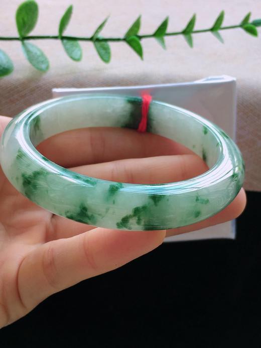 62-63圈口正圈翡翠手镯 商品图2