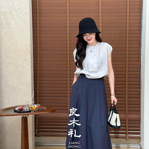 【预售7天】良木礼莱赛尔无袖衫（9397） 商品图0