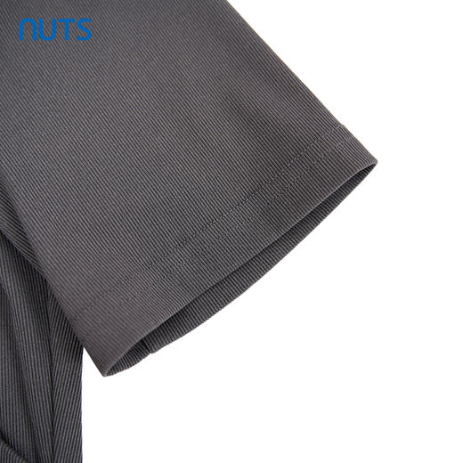 NUTS商场同款夏季设计感气质时尚褶皱V领短袖连衣裙422101199 商品图3