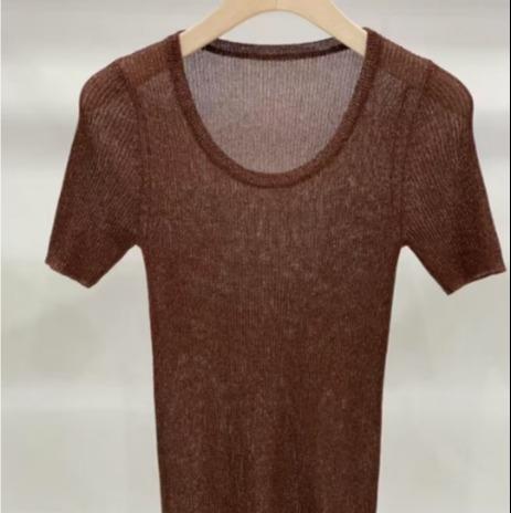 【à perles】进口闪闪针织U领上衣 商品图7