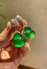 玻璃种艳绿葫芦耳坠【5130807】具体价格微信咨询 商品缩略图1
