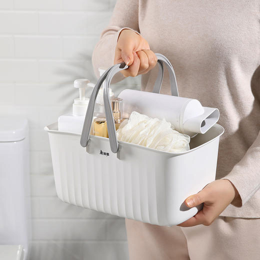 【批发】美丽雅海浪纹收纳篮 1个 商品图4