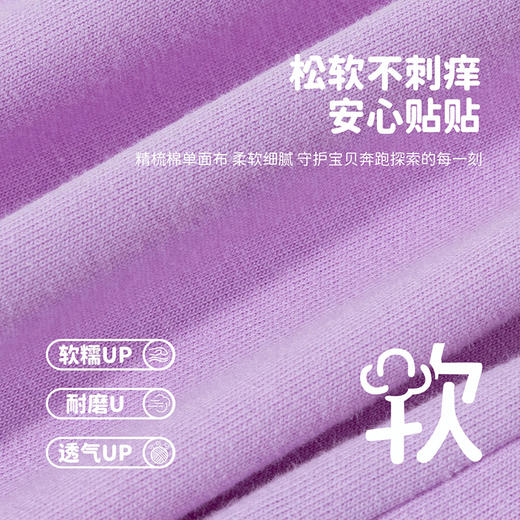 贝贝怡春秋新款儿童休闲裤女童百搭束脚裤撞色纯棉运动卫裤ZB3EK019 商品图6