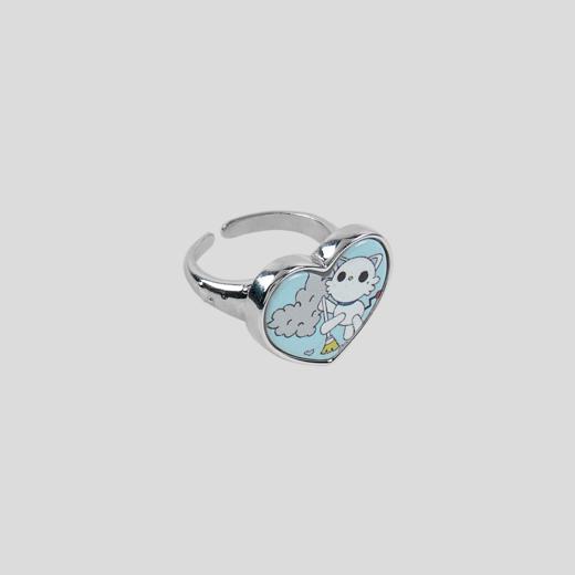 GOODBAI GOODEES 机器小白猫异形戒指 商品图2