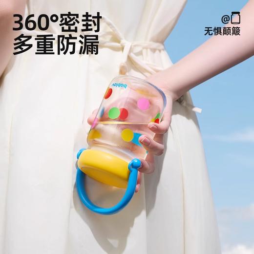 bablov迷你玻璃杯高硼硅随行水杯女生高颜值便携带盖豆浆小巧杯子 商品图2