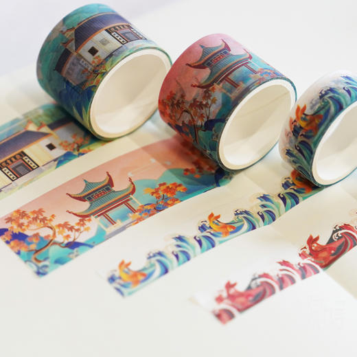 岳麓书院「麓云湘水」纸胶带贴纸套装 商品图7