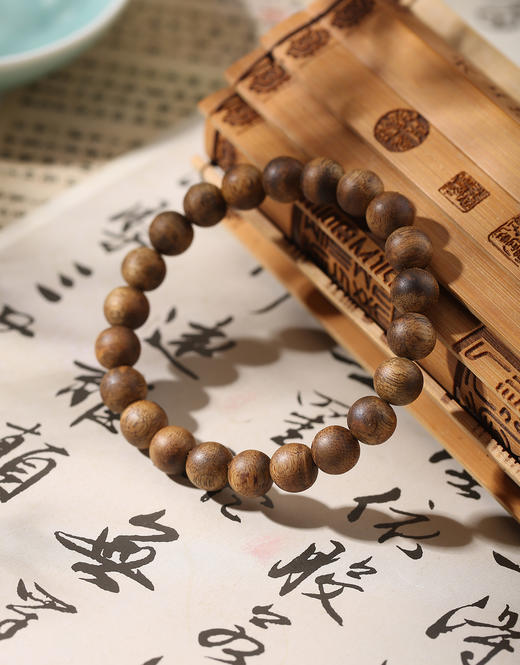 【沉香溯源】棋楠单圈手串9mm/13mm  BCQN375/BCQN383 （特殊商品请在收货之后48小时内申请退换货，过期不予处理！！！） 商品图0