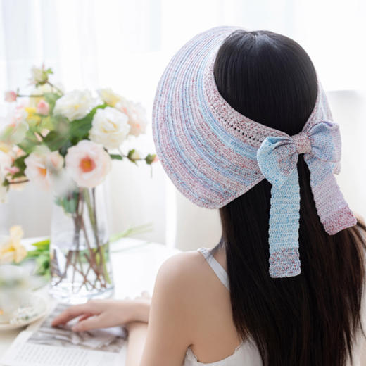 苏苏姐家夏彩绮梦手工diy编织钩针蕾丝线毛线遮阳帽材料包 商品图2