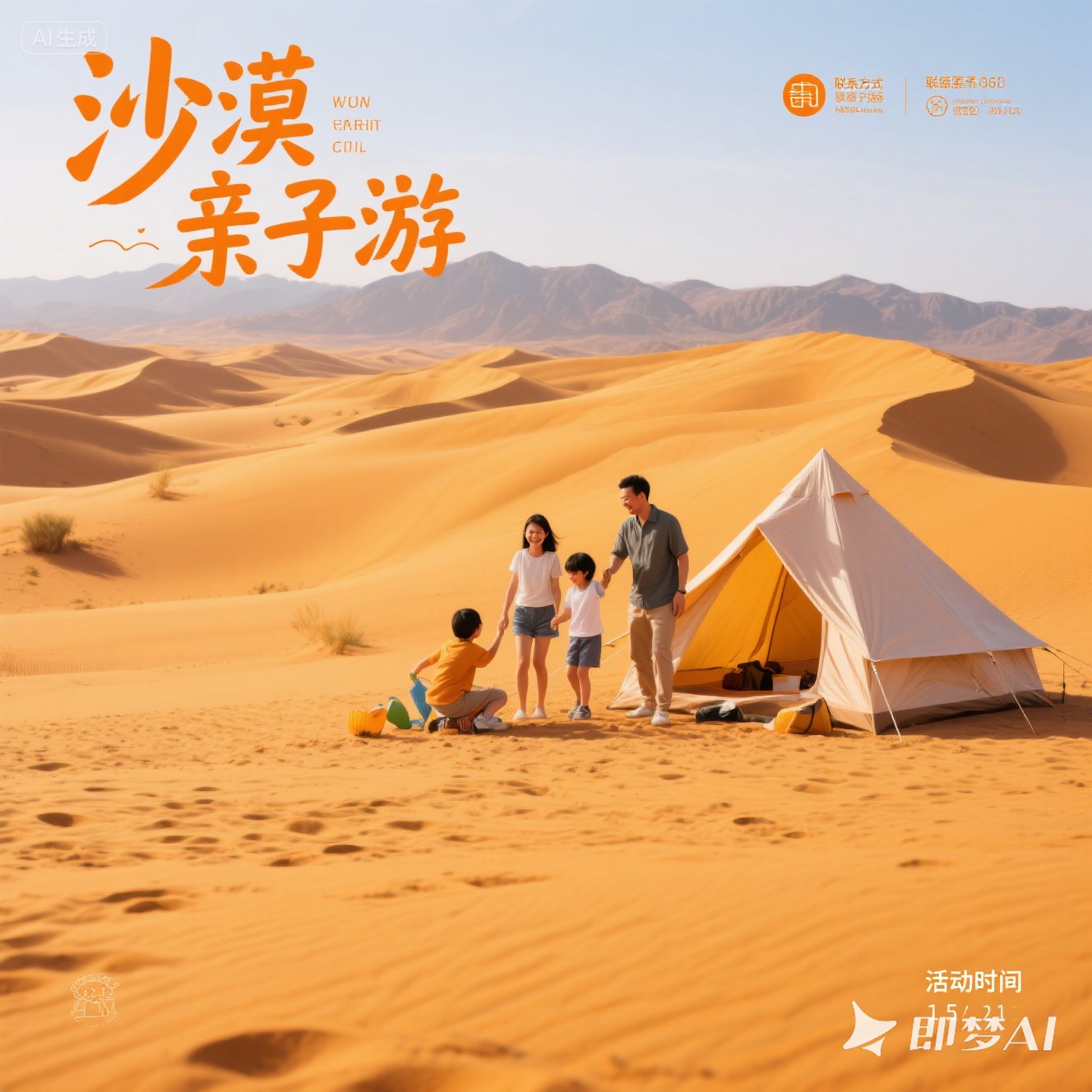 沙漠徒步训练营