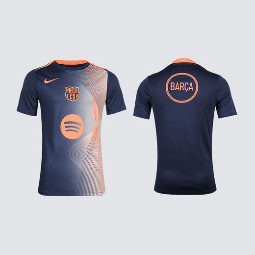 小李子正品NIKE耐克巴萨二客赛前热身运动训练服成人男HM3437-411 商品图4