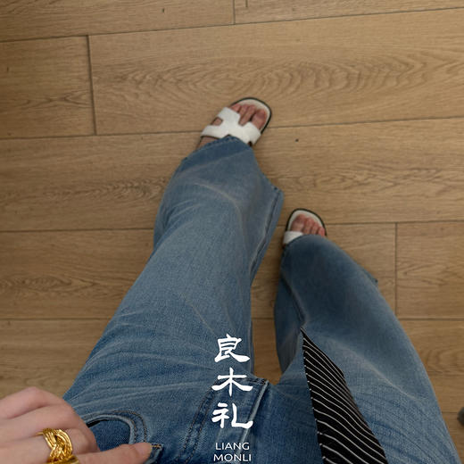 【部分现货】良木礼阔腿牛仔裤（9600） 商品图3