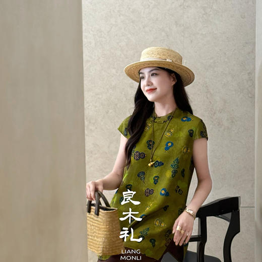 【预售7天】良木礼真丝国风上衣（5555） 商品图3
