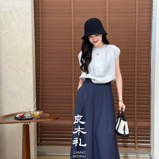 【不退不换】良木礼休闲半裙（5192） 商品图0