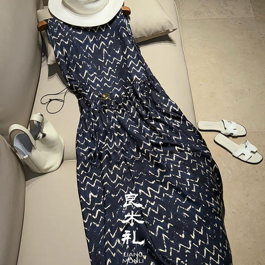 【不退不换】良木礼真丝连衣裙（25059） 商品图4