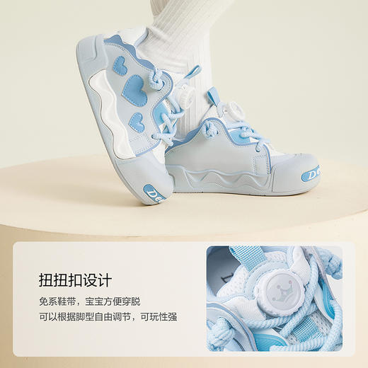 笛莎Deesha 女童童鞋2025秋季新款时尚耐磨低帮运动鞋 商品图2