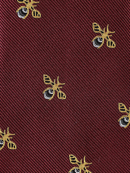 callisto紫色桑蚕丝领带 商品图3