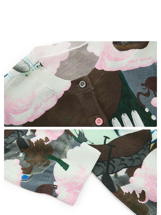 Jnby  25年秋款  短款开襟针织衫  1P7310230 商品图12