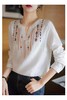 冰点价！仅限11.11！退货勿拍【新品推荐】DME JEANS品牌重工刺绣粘纤➕棉长袖小衫-喜出 商品缩略图7
