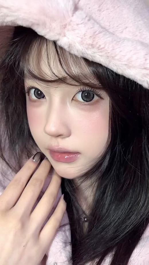 【日抛中直径】PUFF GIRL-胡椒怪豆 灰-14.2mm【日抛0-800度 不含525/575】 商品图9