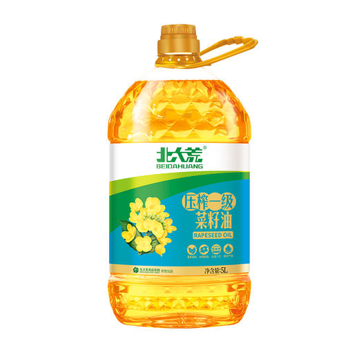 【中国农垦】北大荒低芥酸一级压榨莱籽油5L 商品图3