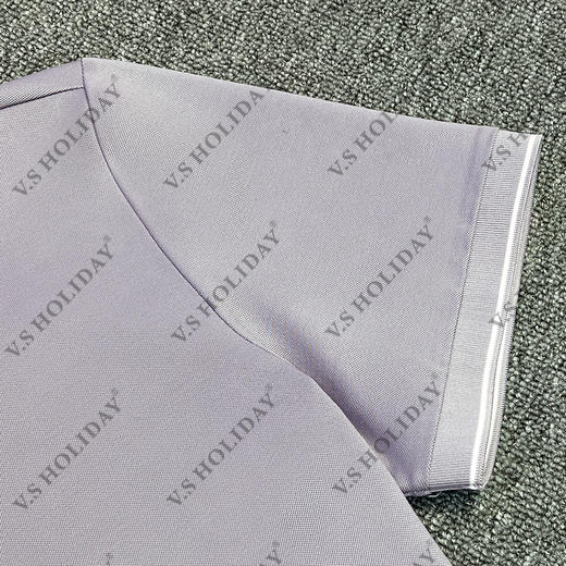 夏季男士薄款透气休闲时尚短袖编织领POLO衫/25701 商品图4
