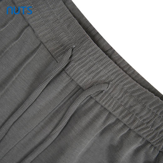 NUTS商场同款夏季纯色简约气质时尚百搭系带休闲长裤422071049A 商品图2